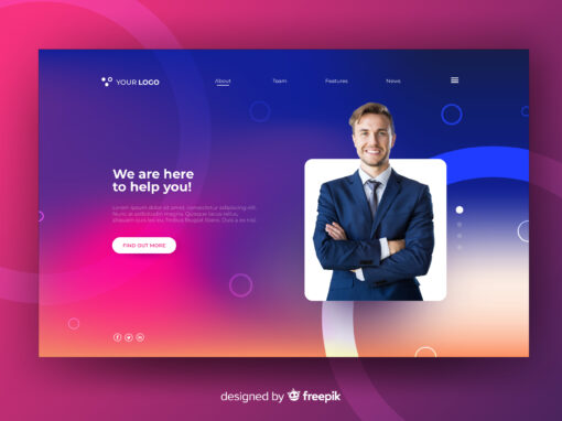 موقع شخصي – تصميم تجريبي