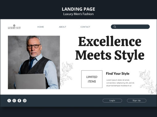 موقع شخصي بسيط – تصميم تجريبي